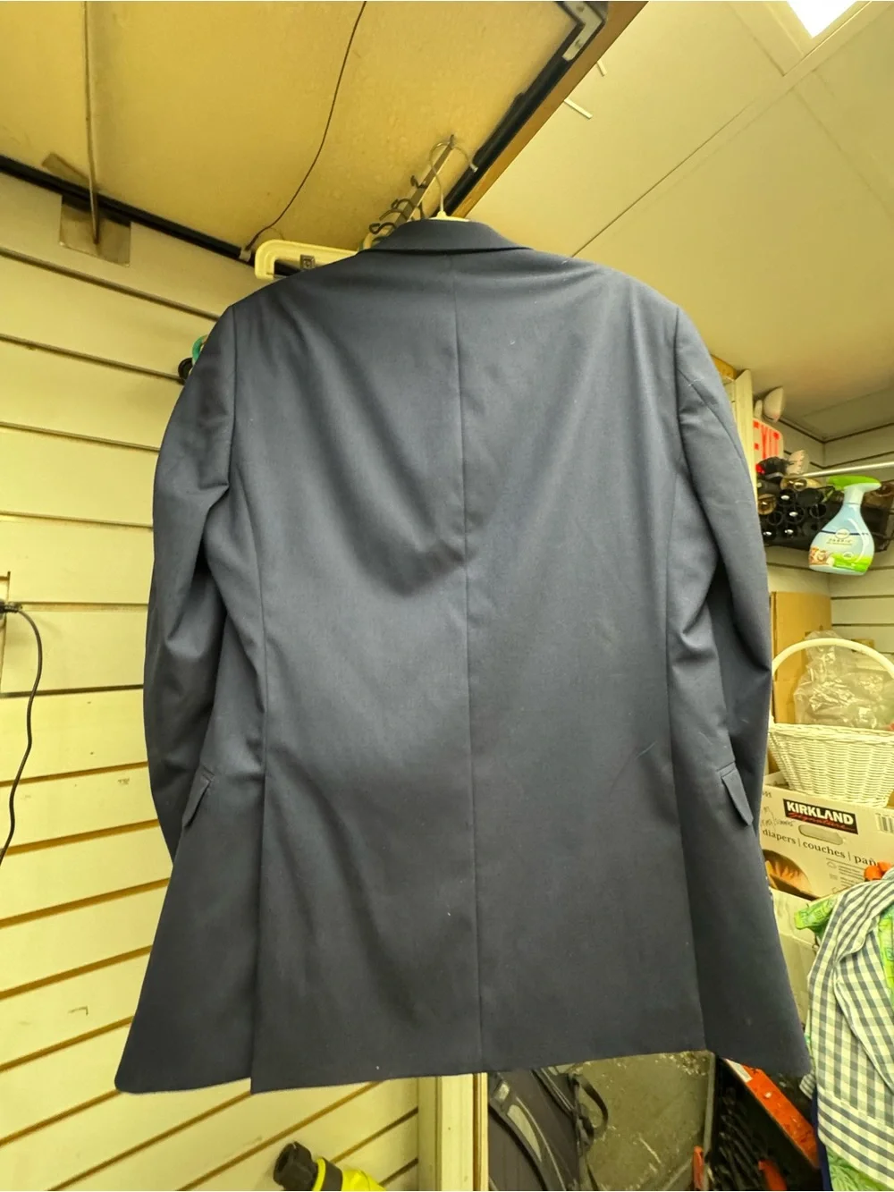 Alfani Slim Fit Navy Blue Blazer - Size 38L